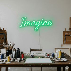 Led neoninė iškaba "Imagine"