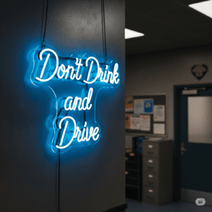 Led neoninė iškaba “Don’t Drink and Drive”