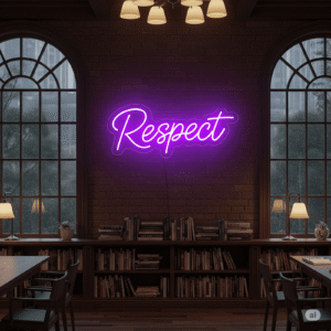 Led neoninė iškaba "Respect"