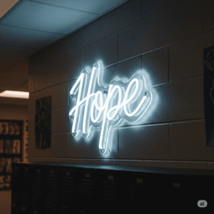 Led neoninė iškaba "Hope"