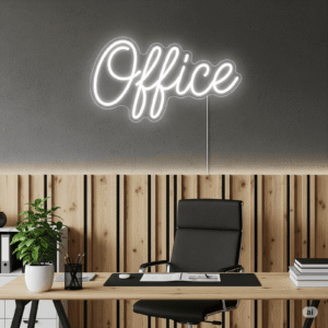 LED neoonsilt "Office"