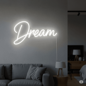 LED neoninė iškaba „Dream“
