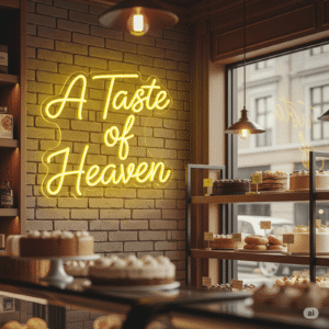 LED neoninė iškaba "A Taste of Heaven"