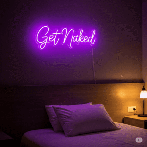 Led neoninis šviestuvas "Get Naked"