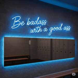 Led neonas "Be a badass with a good ass"