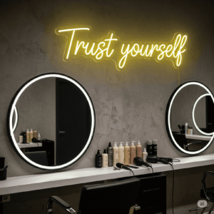 Led neoninė iškaba "Trust yourself"