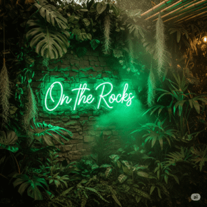 Led neono dekoracija "On the Rocks"