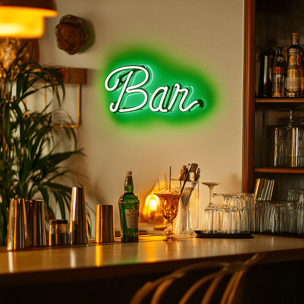 LED neoonsilt "Bar"
