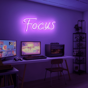 Led neoninė iškaba "Focus"