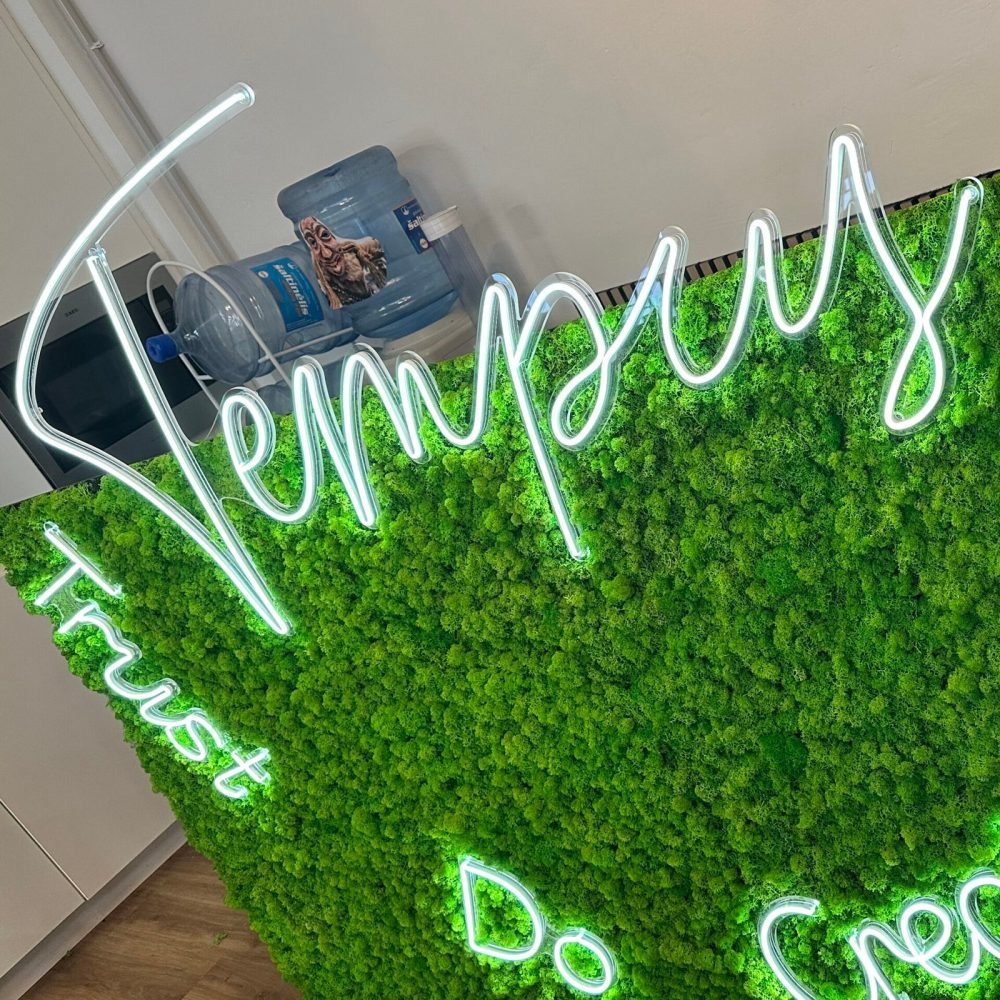 LedNeon.ee käsitööna valmistatud neoonsilt lähivaates