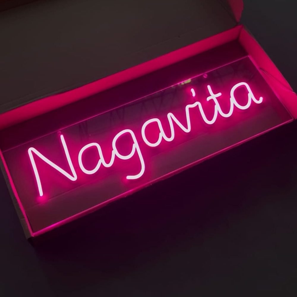 Personaliseeritud LED neoonsilt oma disaini ja tekstiga